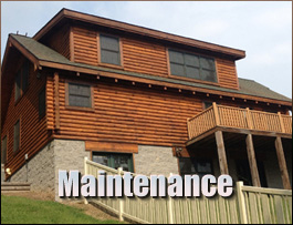  Hayesville, North Carolina Log Home Maintenance