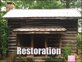 Historic Log Cabin Restoration  Hayesville, North Carolina